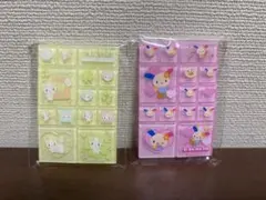 サンリオ　トレーディングミニタイルシール ウサハナ　ふわふわにゃんこのサムネイル