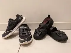 19サイズスニーカー&フォーマルシューズ2セット