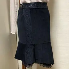 MORGANアシンメトリー巻きスカートのサムネイル