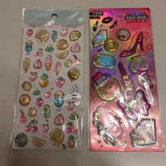 新品　シャカシャカシール　ボンボンドロップ風　　うるちゅる　コスメ　2枚