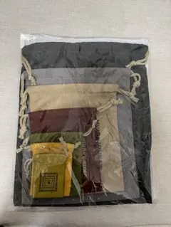 紀ノ国屋　ナイロン製巾着袋7個セット　新品未使用