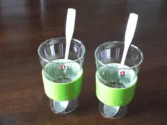 【 イッタラ (iittala) ホットクール耐熱グラス と ラテスプーン 】