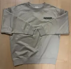 outdoor products スエット　L 灰緑