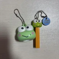 けろけろけろっぴ PEZ HAPIDANBUI チャーム 2点セット