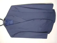 ネイビー ダブルブレスト ビジネススーツ上下