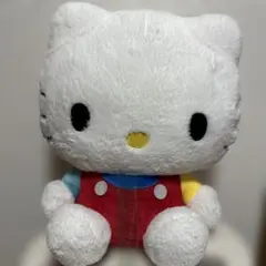 ハローキティ ぬいぐるみ カラフルオーバーオール