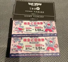ヴィレッジヴァンガード 株主優待券 24000円分 優待カード2枚付き 匿名配送のサムネイル