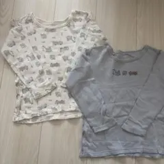 長袖肌着　2枚セット 110センチ