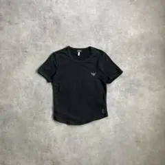 00s y2k armani ロゴ ラメ ラインストーン ピチT Tシャツ 平成のサムネイル