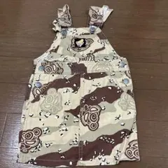 ヒステリックグラマーミニ迷彩柄オーバーオールジャンパースカート