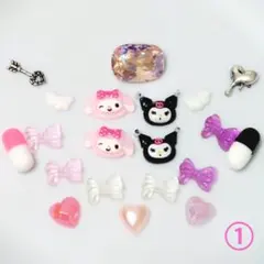 キャラクターネイルパーツ クロミ マイメロディセット①