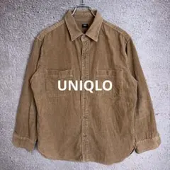 UNIQLO ユニクロ コーデュロイワークシャツ 男女兼用 ユニセックス 【L】