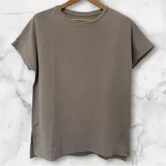 MUJI 無印良品 半袖Tシャツ モカブラウン M-Lのサムネイル