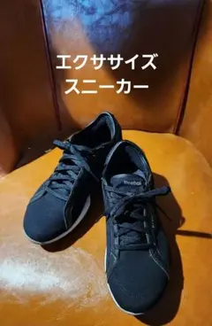 美品Reebok イージートーンハイカットシューズ ブラック/ピンク26センチ 美品Reebok イージートーンハイカットシューズ ブラック/ピンク