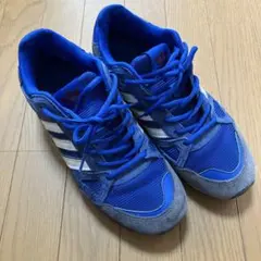 adidas PHANTOM ハイカットスニーカー ブルー ヴィンテージ 鑑賞用