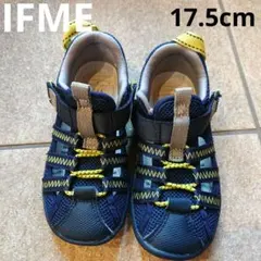 IFME イフミー メッシュシューズ サンダル 水陸両用 17.5 美品 青 靴