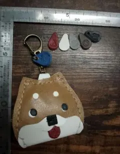 【64】本革柴犬コインケース