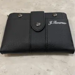 J. Taverner 二つ折り財布 ブラック ユニセックス