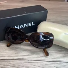 CHANEL シャネル サングラス べっ甲柄 オーバル ココマーク ヴィンテージ