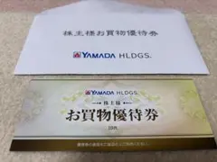 ヤマダ電機　株主優待　お買物優待券　500円×10枚　5000円分