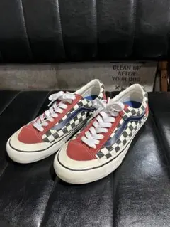 Vans チェック柄スニーカー オールドスクール