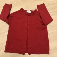 KUMIKYOKU 赤 カーディガン