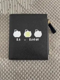 獅白ぼたん 財布ブラック