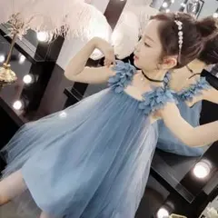 キッズドレスワンピースレース結婚式女の子子どもパーティー服プリンセス風ガール