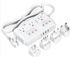 【1週間限定セール！最安】変圧器 海外旅行用 220vから100v TESSAN