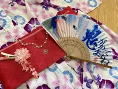 リゼロ扇子レムリンとセットと浴衣帯飾りヘアアクセサリーセットRe:ゼロから始める