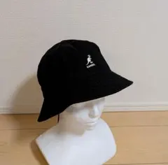 M 新品 KANGOL カンゴール ウォッシュド バケット バケットハット 黒