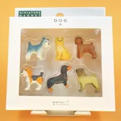 ミニチュアマグネット 犬 6個セット