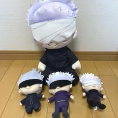 呪術廻戦 五条悟 ぬいぐるみ 4体セット