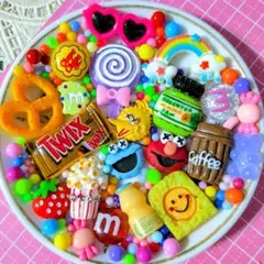 A33-デコパーツ　まとめ売り　お菓子系
