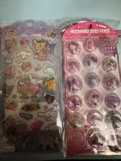 サンリオ カプセルポップシール日焼けキティ ドロップジェリーシール