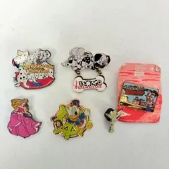 【T】ディズニーピンバッジ 6個セット