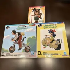 ドラゴンボール　一番くじ　SNAP COLLECTION 孫悟空、孫悟飯、ランチ