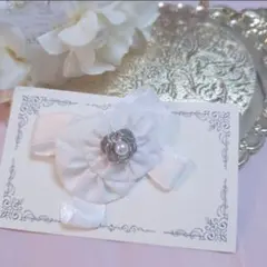 清楚 フェミニン 刺繍 リボン ブローチ 卒業式 卒園式 入学式 入園式