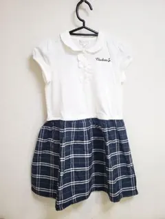 マザウェイズ　 ワンピース 130cm 半袖 チェック柄　motherways