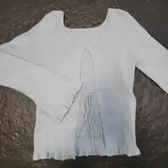 ライトグレー 長袖カーディガン トップス Fサイズ