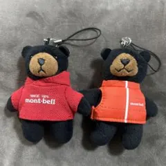 mont-bell モンベル モンタベア クマ マスコット 2個セットのサムネイル