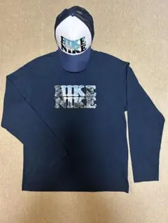 NIKE ネイビー 長袖カットソー ロンT&メッシュキャップセット