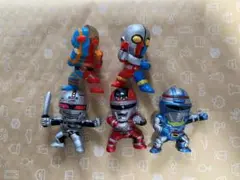 特撮フィギュア5体セット【ジャンク・使用感あり】キカイダーギャバンシャリバンのサムネイル
