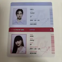 ミナ IDカードセット formula of love トレカ IDカード