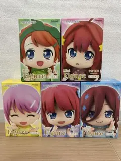 美品 五等分の花嫁 GIGO限定 ミニフィギュア五つ子セット プライズ