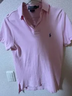 Polo by Ralph Lauren ピンクポロシャツ XS