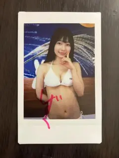 柏木雫／直筆サイン入りチェキ★水着③