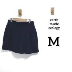 【earth music & ecology】ショートパンツ　ネイビー　M 冬