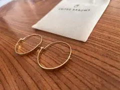 UNITED ARROWS ゴールド フープピアス