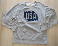 0482_AMERICANEAGLE_アメリカンイーグル_グレー_トレーナーXL